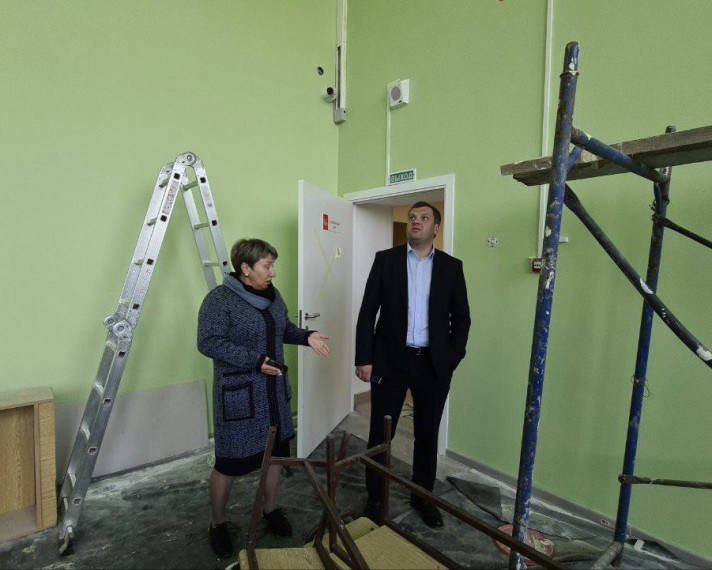 Ремонт в школе №26 в поселке Новонежино на контроле у администрации.